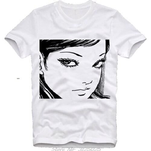 Newest Men Tshirt Punk Tops Tomie Junji Ito Uzumaki Manga Anime Guro Japan Japanese Suehiro Maruo Cotton T Shirt