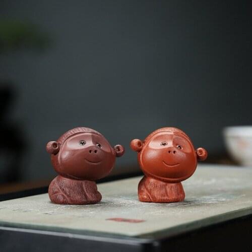 Monkey all hand ornaments boutique products can be raised directly by kungfu tea ceremony accessories manufacturers