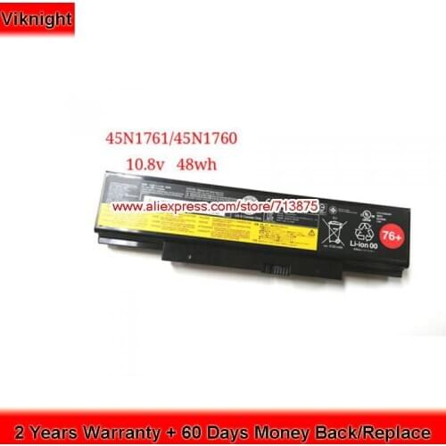 Genuine 45N1760 45N1758 Battery for Lenovo ThinkPad E555 E550 E550C Series Laptop 10.8V 48Wh