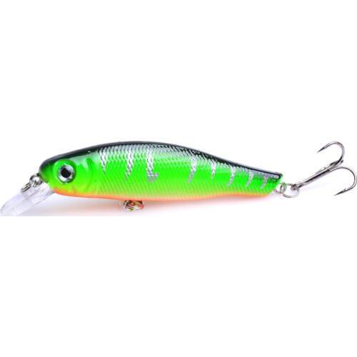 1pcs 8.5cm 8.9g 6#hooks plastic minnow fishing lures wobble bass pike peche trout fishing baits isca de pesca fishing tackles