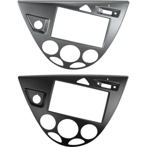 2 Din Car Stereo Fascia Panel Frame DVD Panel Bezel Frame Installation Trim Kit Fit for Ford Focus /Fiesta