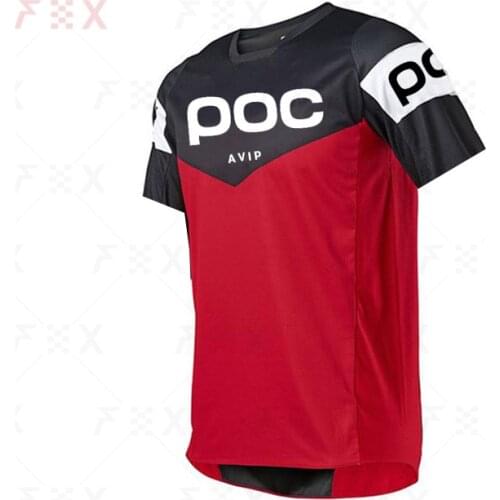 AVIP POC NEW Motorcycle Mountain Bike Team Downhill Jersey MTB Fox Off-road DH MX Bike Motorcycle Shirt Off-road Downhill Jersey
