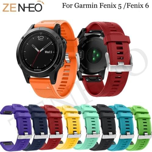 22mm Silicone Replacement wristband for Garmin Fenix 5/Fenix 6 strap Quick Release Wristband For Garmin Forerunner 935 strap