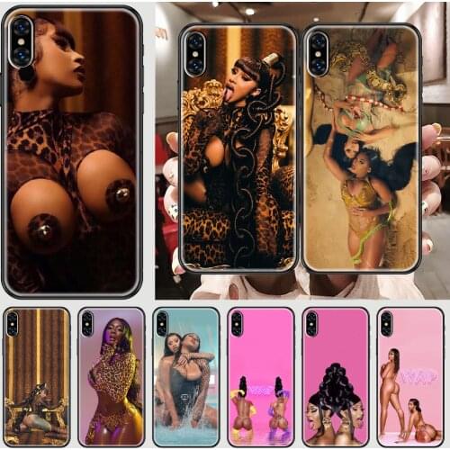 Cardi B WAP feat. Megan Thee Stallion Phone Case Cover Hull For iphone 5 5s se 2 6 6s 7 8 12 mini plus X XS XR 11 PRO MAX black