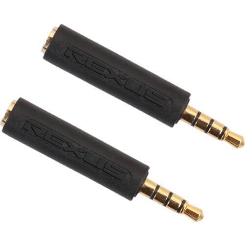 2 pcs OMTP to CTIA / CTIA to OMTP Headset Audio Adapter 3.5mm Earphone Converter LX9A