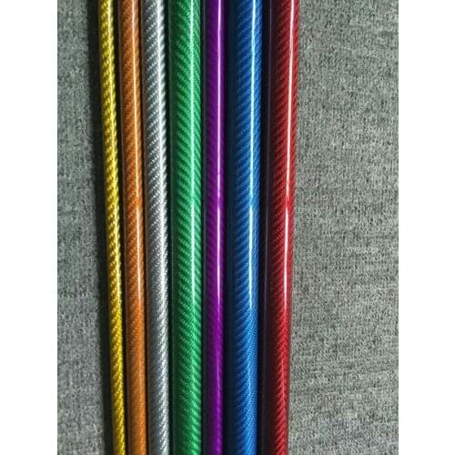 20mm(ID) *24mm(OD) *1000mm(L) glossy color carbon fiber tube