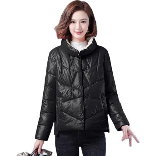 2021Women Parkas New Fashion Short Down Padded Jacket Coat Female Winter Thickened Down Cotton Jacket Loose Large Size Outcoat