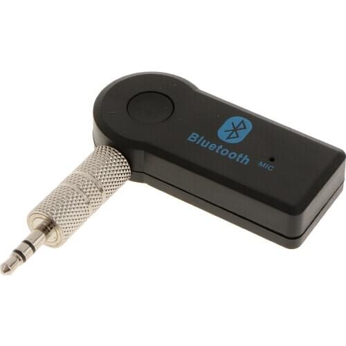 2x Mini 3.5MM Jack AUX Audio MP3 Music Bluetooth Receiver Car Kit Wireless Handsfree Speaker Headphone Adapter for iphone Z4