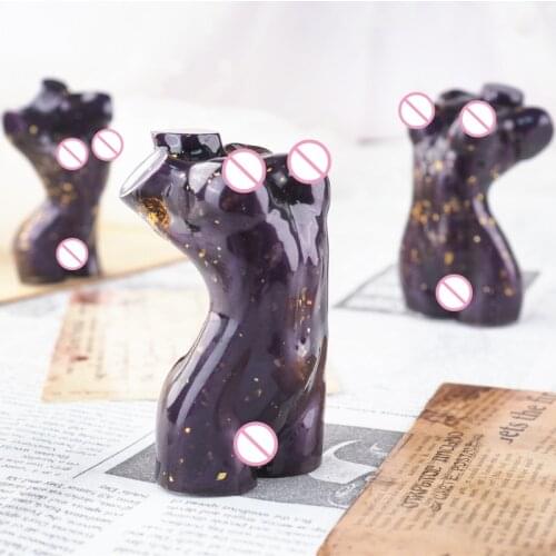 3D Art Body Candle Mold Female Perfume Candle Aromatherapy Plaster Silicone Mold Fragrance Candle Making Wax Mould Soap Decor