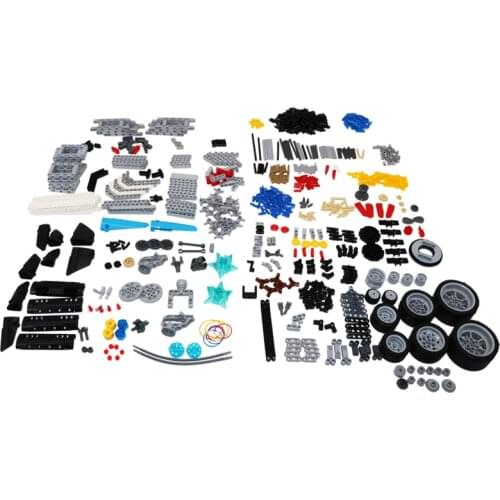 514-853 Pcs/Pack MOC Building Blocks Bricks Parts Kit fit for Robot EV3 45544 Core Set Mindstorms EV3 9898 Parts 45560 Diy Toys