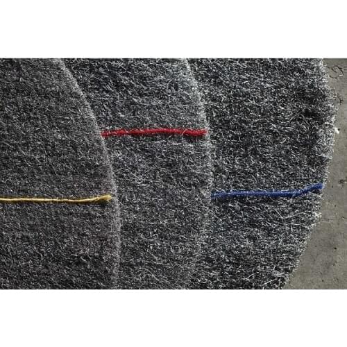 AKRON crystallizer disc made of wool 100% steel for polishing brightener