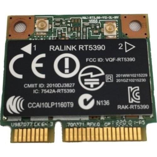 Wireless Adapter Card for Ralink RT5390 half MINI PCI-E 150Mbps Wlan Wifi for HP COMPAQ CQ45 G4 4340S 4445s SPS 691415-001