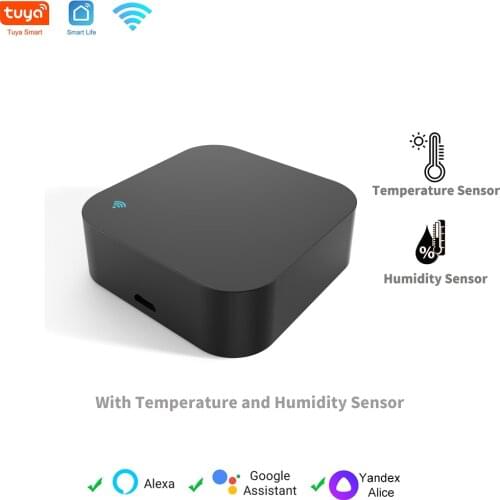 Tuya Smart WiFi Universal IR Remote Control Temperature & Humidity Sensor for Smart Home Automation Support Alexa,Google Home