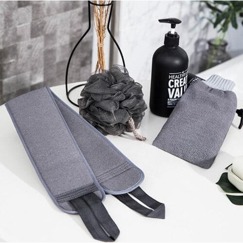 Long Bath Back Scrub Deep Cleaning Bath Shower Magic Brushes Bath Towels Body Brush Back Scrubber Exfoliating Brush Washcloth
