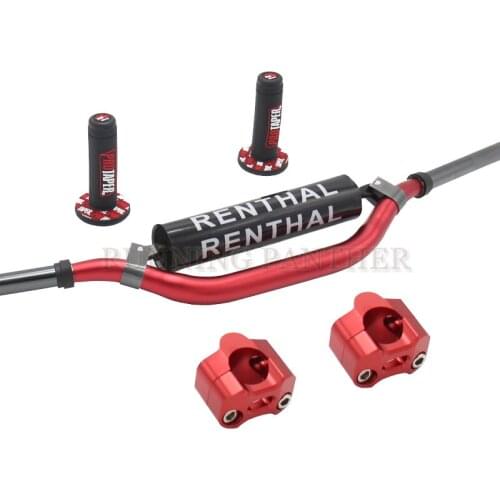 For ATV for CRF YZF KLX RMZ EXC Motorcycle Motocross Pit Dirt Bike 1 1/8" Fat Bar 28mm 7075 CNC Handlebars Handle Bar