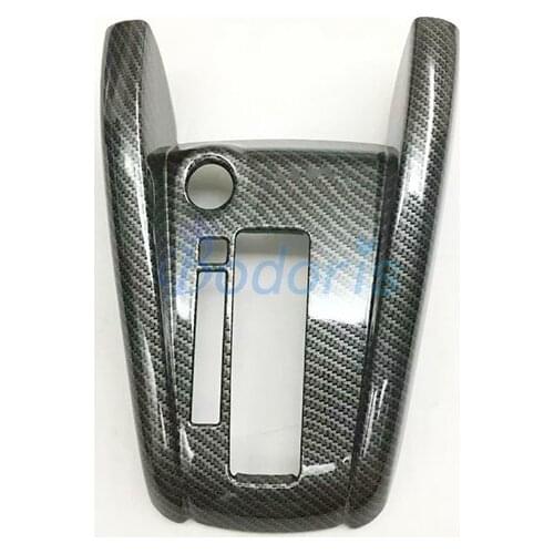 For Nissan Kicks 2017 2018 Carbon Fiber Color Front Control Gear Box Shift Cover Frame Panels Auto Interior Accessories