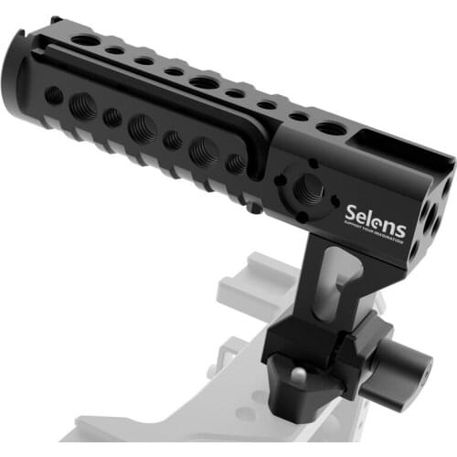 DSLR Top Camera Handle Aluminum Functional Grip Hot Cold Shoe Cheese Handle Cage Handle For A7iii A73 Cage