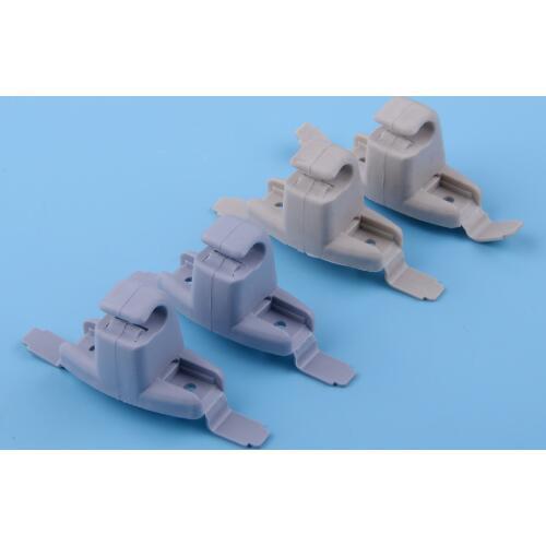 DWCX 2PCS Beige Grey Plastic Car Sun Visor Clip Holder Bracket Accessories Fit for BMW E46 3 Series 325 M3 51168243575