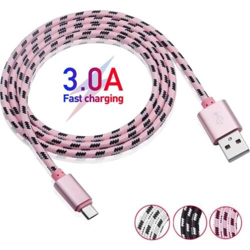 3A Quick Charge Cable 8Pin dada Cable for apple iphone 12 mini 11 pro Max XS XR 6 7 8 Plus Type C USB for Samsung Xiaomi Huawei