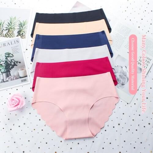 Seamless Panty Set Underwear Female Comfort Intimates Fashion Ladies Low-Rise Briefs Panties Women Sexy Lingerie