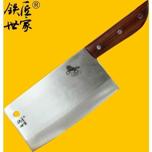 Kitchen knives Chinese handmade forged stainless steel Sharp chef slicing knife cleaver knife vegetable fruit fish meat knife