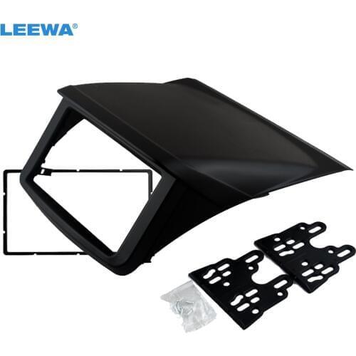 LEEWA 2DIN Radio DVD Stereo Panel Dash Mounting Trim Kit Frame Fascia For Mitsubishi Montero Sport/Shogun Sport/Nativa