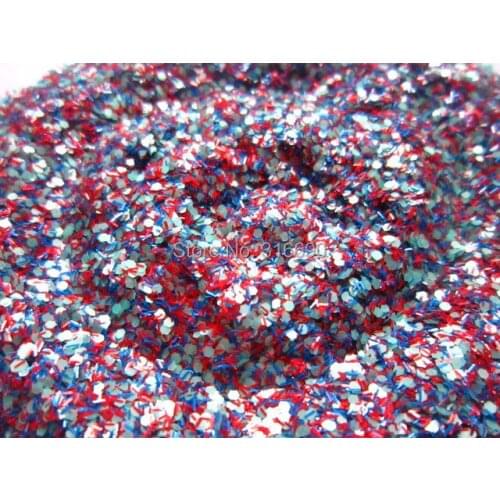 Matte Solvent Resistant Glitter Mix Bulk Raw Glitter Mixes G252
