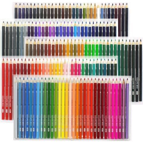 160/180 Colour Wood Colored Drawing Pencils Set Oil Color Pencils 2B Watercolor Pencils Art Supplies For Artist Painting Gift