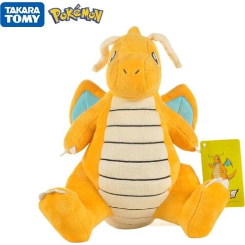 Genuine 25cm Pokémon Dragonite カイリュー plush toy cartoon Pikachu Psyduck plush doll big doll pillow doll children birthday gift