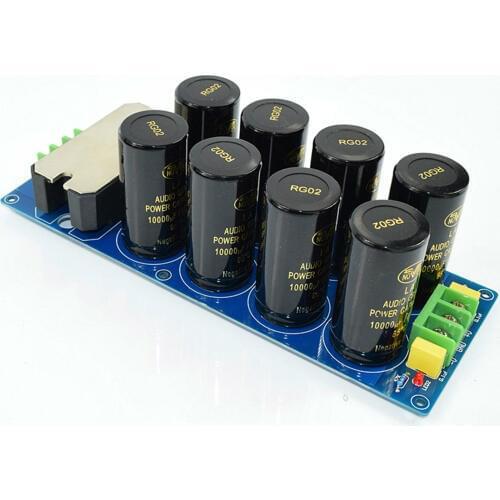 Audio Power Supply Amplifier Board 100A 10000uf*6 50V Diode Rectifier Filter