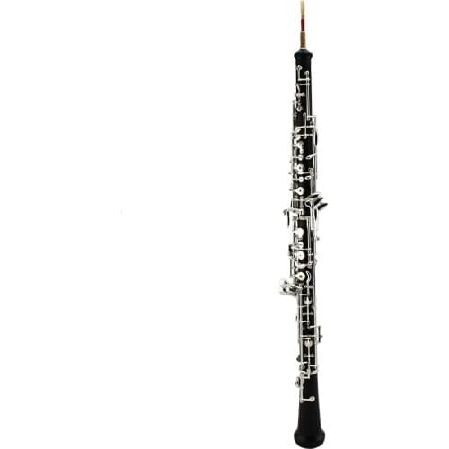 Professional ebony body Silver plated key semi automatic octaves Oboe