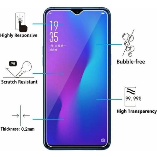 Clear Film Tempered Glass For OPPO Reno Ace F11 Pro Reno2 F Reno 5G A1k Screen Protection HD For OPPO A7n R15x RX17 Pro A7x K1