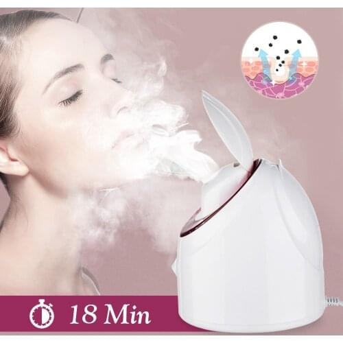 LAIKOU Nano Ionic Deep Cleaning Facial Cleaner UV Sterilization Facial Hot Steamer Face Sprayer Beauty Face Steaming Device