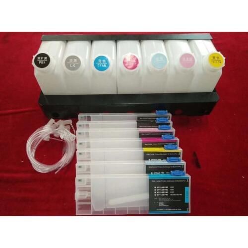 Newest type continuous ink supply system bulk ink system for Epson 7600 9600 printer CISS