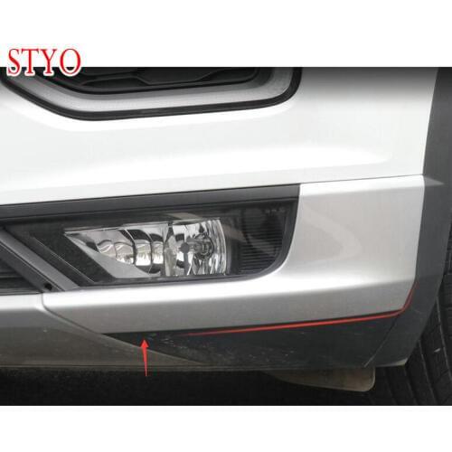 STYO Car ABS Front Bottom Bumper Side Corner Protector Cover Trim Car Styling for VW T-ROC 2018 2019