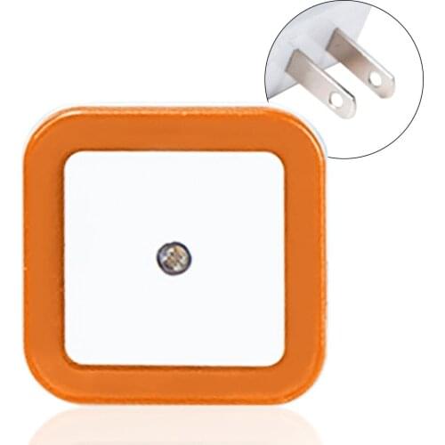 Intelligent LED Induction Night Lamp Automatic Light Sensor Bedroom Light White/Blue/Yellow/Pink US/ EU Plug 110V-220V