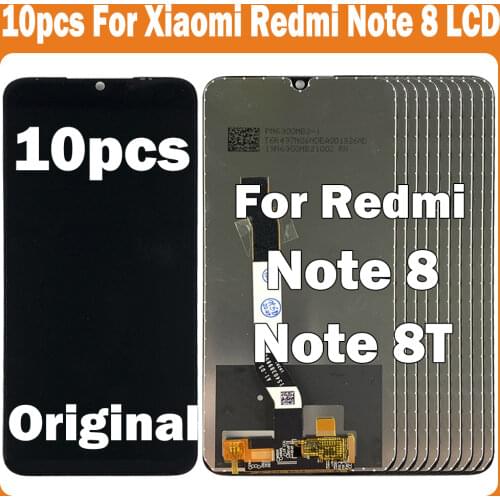 10pieces/lot 100% Test For Xiaomi Redmi Note 8 Display 6.3" Redmi Note8 LCD Touch Screen Digitizer Glass Assembly Repair Screen