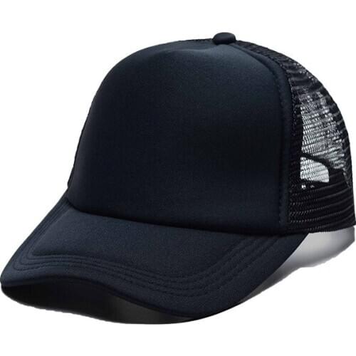 1 PCS Unisex Cap Casual Plain Mesh Baseball Cap Adjustable Snapback Hats for Women Men Hip Hop Trucker Cap Streetwear Dad Hat