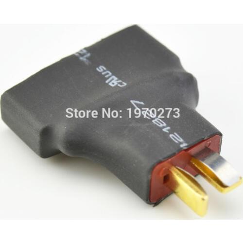 No Wires T-Plug (Deans Style) Battery Connector Adapter 1 Male 2 Female
