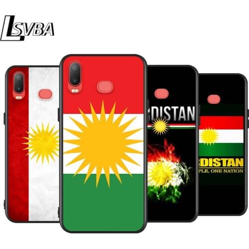 Kurdistan Flag for Samsung Galaxy A9 A8 Star A750 A7 A6 A5 A3 Plus 2018 2017 2016 Black Phone Case Soft Cover
