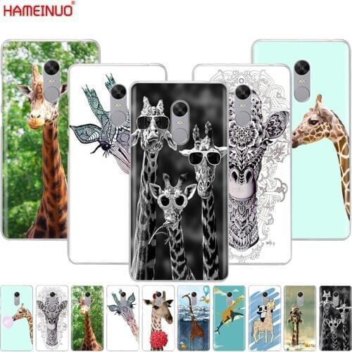 HAMEINUO giraffes cute animal Cover phone Case for Xiaomi redmi 5 4 1 1s 2 3 3s pro PLUS redmi note 4 4X 4A 5A