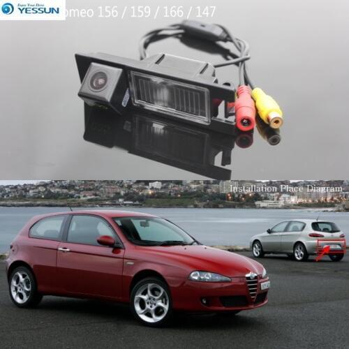 YESSUN Rear View Camera For Alfa Romeo 147 Reversing Backup Camera Car Parking Camera HD CCD Night Vision WaterProof