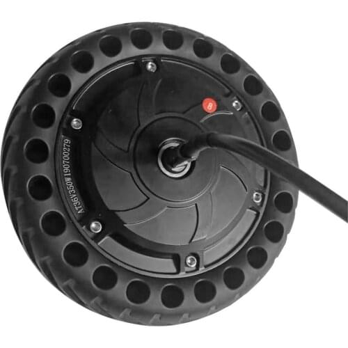 Motor + Front Honeycomb wheel non-solid tire For KUGOO S1 PRO Folding Electric Scooter e scooter- Black