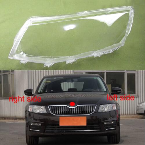 For Skoda Octavia 2015 2016 2017 Headlamp Shell Headlight Cover Headlight Shell Transparent Lens Lampshade Headlamp Glass