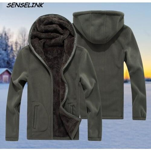 2021 New Men Winter Fleece Warm Outwear Thick Hooded Jacket Parkas Men Autumn Army Tactical Casual Plus Size Jacket Men 8XL