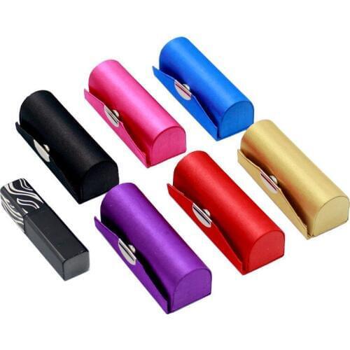 Wholesale 360pcs Silk Embroider Brocade Lipstick Case Mirror Inside Jewelry Box F20173453