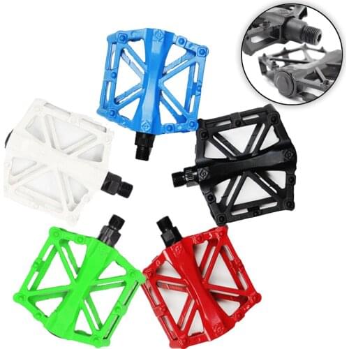 KoKossi Ultralight Bicycle Pedals Double Ball Aluminum Alloy Widen Mountain Bike Road Bike Accessories Durable Cycling Part