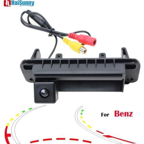 HaiSunny Trunk Switch Back Door Car Rear View Camera With Intelligent Dynamic Trajectory Tracks For Mercedes Benz C W204 C200
