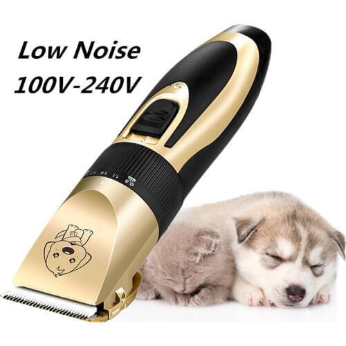 Professional Pet Dog Trimmers Electrical Hair Clippers Rechargeable Cat Shavers Hair Cutter Dog Haircut Machine Grooming Tool