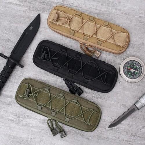 Tactical Combat Fixed Blade MOLLE Multi-Use Survival Handle Knife Sheath Case Pouch for SOG M37 140 141 / Hard Liners